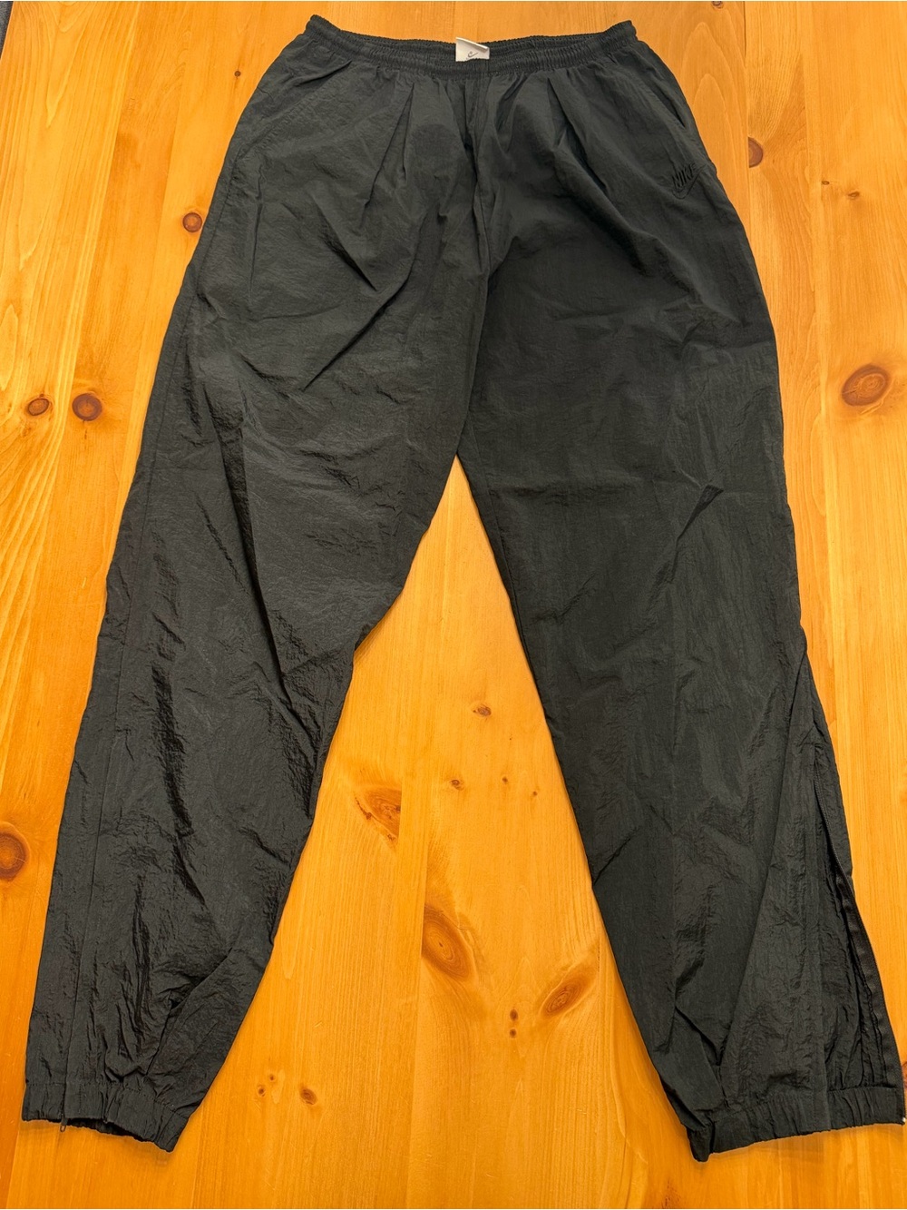 Vintage Nike Windbreaker Track Pants - Black - Size Large - Picture 3 of 6